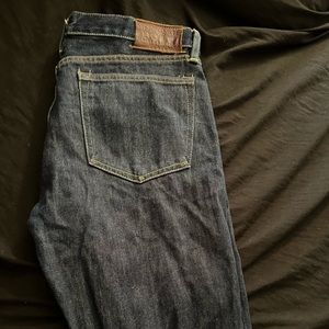 Straight leg jeans